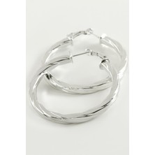 Ronanna Burgulu Halka Küpe 5 cm