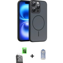 BUTİMAR'S iPhone 16 Pro Max Atlas Asil Prime - Siyah Joko Magic 5d Cam + Siyah Raze Metal Kamera Lens