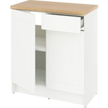 IKEA Beyaz Çok Amaçlı Mutfak Dolabı 120 cm