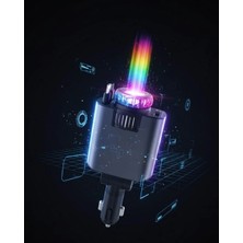 Uslucan Alışveriş Araç Şarj Aleti Yıldız Tavan Işıklı Hava Nemlendirici Aroma Aparatı