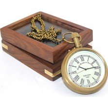 Ttt Ahşap Kutulu Köstekli Saat Model 3