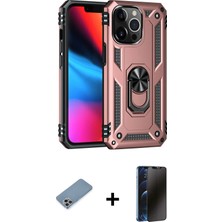 BUTİMAR'S iPhone 13 Pro Max Ahenk Klasik Koleksiyonu - Siyah 3D Antistatik Hayalet Cam Ekran Koruyucu + Gökkuşağı Shine Kamera Lens Koruma Cam