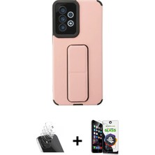 BUTİMAR'S Galaxy A33 5g Çekirdek Yansıma - Şeffaf Temperli Cam Ekran Koruyucu + Şeffaf Kamera Lens Koruma Cam