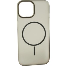 Ronanna iPhone 15 Pro Buzlu Magsaff Kapak Kılıf