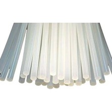 Eco Lounge Şeffaf Sıcak Silikon Çubuğu Mum Silikon Kalın 1 kg 30 cm