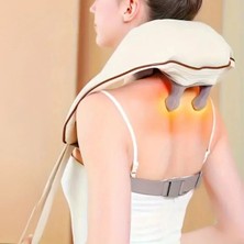 Eco Lounge Elektrikli Boyun ve Sırt Masaj Aleti Kablosuz Boyun ve Omuz Yoğurma Masaj Yastığı