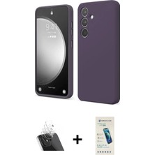 BUTİMAR'S Galaxy A14 4g Kozmos Yansıma Özel Seri - Şeffaf Pasifik Cam Ekran Koruyucu + Şeffaf Kamera Lens Koruma Cam