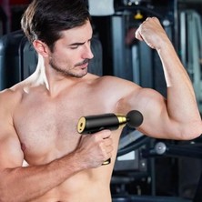 Eco Lounge 4 Başlıklı USB Şarj Olabilen Masaj Tabancası