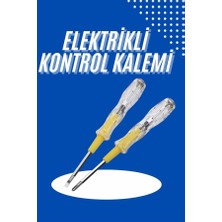 Eco Lounge Çift Uçlu Kontrol Kalemi Elektrik Test Kalemi Şeffaf