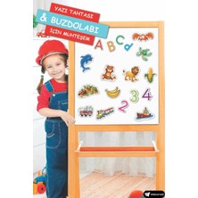 Eco Lounge Oyuncak Manyetik Mıknatıslı 30 Parça Hayvanlar 26 Parça Sebze Meyveler Eğitici Set Magnet