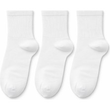 QUALITY WALKING 3'lü Kadın Bambu Çorap Dikişsiz Yumuşak Nefes Alabilen Günlük Konfor Çorap