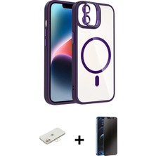 BUTİMAR'S iPhone 11 Yadigar Asil Koleksiyonu - Siyah 3D Antistatik Hayalet Cam Ekran Koruyucu + Sarı Renkli Kamera Lens Koruma Cam