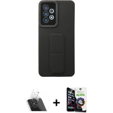 BUTİMAR'S Galaxy A33 5g Çekirdek Yansıma - Şeffaf Temperli Cam Ekran Koruyucu + Şeffaf Kamera Lens Koruma Cam