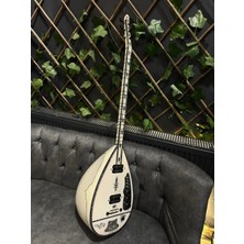 Sazhane Nacerman Manyetik Profesyonel Beyaz Elektro Bağlama(Soft Case Dahil)