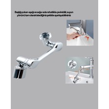 Eco Lounge Döner Musluk Başlığı Çok Açılı Robotik Kol Su Tasarruflu