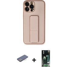 BUTİMAR'S iPhone 13 Pro Akış Doku - Şeffaf 360 Full Body Arka Koruyucu + Mavi Renkli Kamera Lens Koruma Cam
