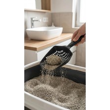 Eco Lounge Kedi Kumu Eleme Küreği, Ince Taneli Kum Ayırıcı ve Temizlik Aracı
