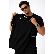 Erkek Oversize Basic Tişört %100 Pamuk Rahat Kalıp Günlük Kombin