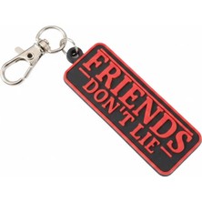 Three Dittle Birds Stranger Things “friends Don’t Lie” Anahtarlık – Ikonik Dizi Temalı