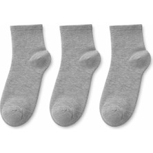 QUALITY WALKING 3'lü Kadın Bambu Çorap Dikişsiz Yumuşak Nefes Alabilen Günlük Konfor Çorap