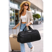Bag Trend BT Büyük Boy Seyahat Çantası Imperteks Kumaş Suya Dayanıklı 3 Gözlü Omuz Askılı Spor ve Valiz Çantası
