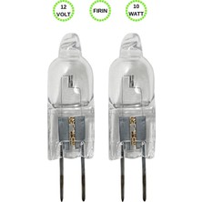 Avarson (2 Adet) Ledvance 12VOLT 10W SARI Işık G4 Duylu (Iğne Bacak) Fırın Ampulü