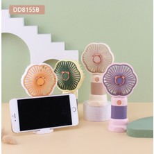 baytoptan Taşınabilir Şarjlı El Fanı Masa Üstü Telefon Tutmalı