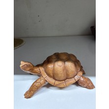Miamantra Ahşap Kaplumbağa Biblo 25 cm