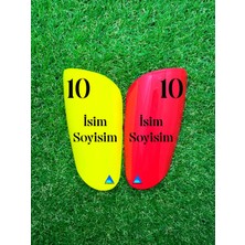 Armadura Kişiye Özel Tekmelik - Renkli-Sarı Kırmızı - 1 Takım (015)