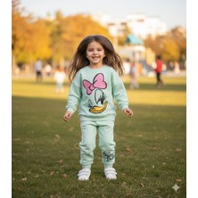 Dündarlar Kız Çocuk Eşofman Takım Daisy Duck Baskılı
