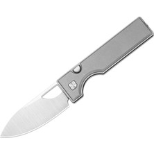 Kizer Little Ringbo | Kizer Button Liner Lock™ | Aluminum | Aeb-L Satin | Kizerv™ 3708A1