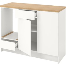 IKEA Beyaz Kullanışlı Mutfak Dolabı 180 cm