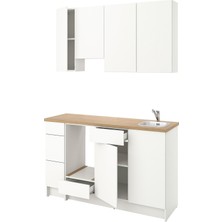 IKEA Beyaz Modern Mutfak Dolabı 220X61X220 cm