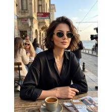 İdo Optik Oliveir Elite Rosea Haki Renk Unisex Güneşgözlüğü