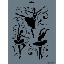 Rich New Seri N-312 Stencil 35X25 cm