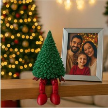 Three Dittle Birds Tıngırdak Çam Ağacı Figürü – Oynar Bacaklı Yılbaşı Dekorasyonu