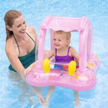 Nunu Gölgelikli Bebek Deniz Simidi Oturaklı Baby Float Uv Korumalı