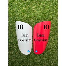 Armadura Kişiye Özel Tekmelik - Renkli-Beyaz Kırmızı - 1 Takım (005)