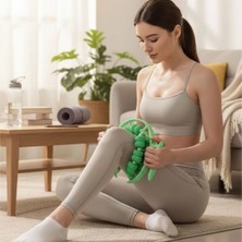 Eco Lounge Yumurcak Shop® 13 Tekerlekli Circular Lenfatik Masaj Roller – Selülit Giderici, Cilt Sıkılaştırıcı, Bacak Kol Sırt Masaj Aleti