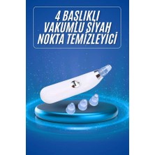 Eco Lounge Siyah Nokta Temizleme Cihazı 4 Başlıklı Vakumlu Pilli Ölü Deri Arındırma