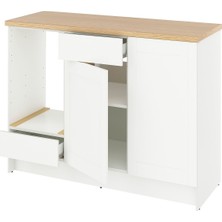 IKEA Beyaz Modern Mutfak Dolabı 180 cm