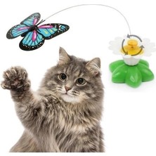 Eco Lounge Hareketli Dönen Kelebek - Kedi Oyuncağı ( Pille Çalışır)