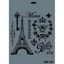 Rich New Seri N-282 Stencil 35X25 cm