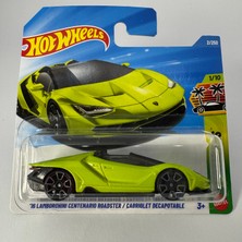 Hot Wheels Regular 16 Lamborghini Centenario Roadster / Cabriolet Decapotable Sarı 1:64 Model Araba