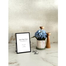 Auren Metal Masaüstü Resim Çerçevesi (13X18 Cm) Siyah – Fotoğraf Çerçevesi, Modern Metal Tasarım