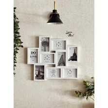 Frame Mosaic 9’lu Resim Çerçevesi – Çoklu Duvar Fotoğraf Çerçeve Seti, Çerçeve Takımı