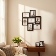 Frame Mosaic 7’li Resim Çerçevesi – Çoklu Fotoğraf Çerçeve Seti, Dekoratif Kolaj Çerçeve Takımı