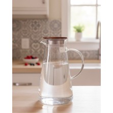 Nergis Metal Kapaklı Cam Sürahi 1950 ml
