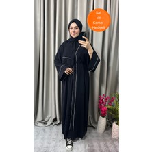 Işıltı Ferace Damla Abaya