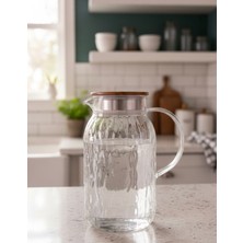 Lalezar Metal Kapaklı Cam Sürahi 1600 ml